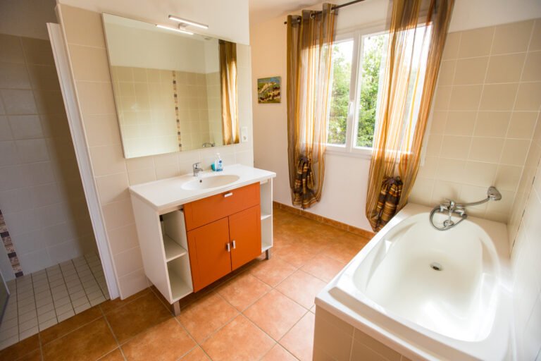 salle de bain suite villa