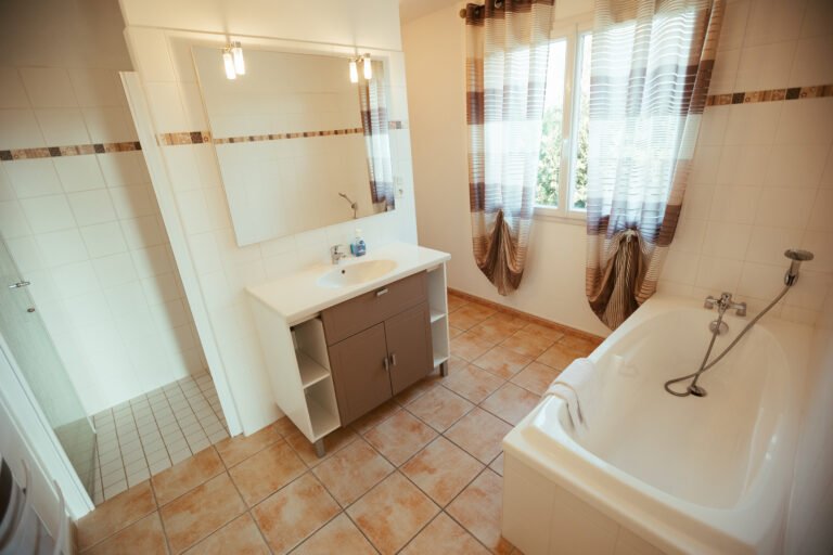 salle de bain suite villa